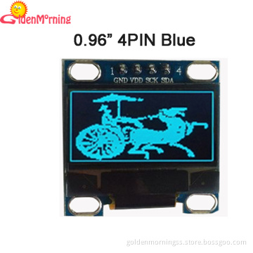 0.96" OLED display, 4P interface IIC SPI, 128*64 pixels, white colo
